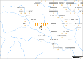 map of Semgeta