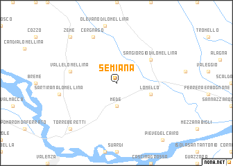map of Semiana