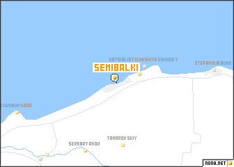 map of Semibalki