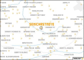 map of Semichastnoye