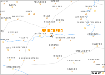 map of Semichëvo