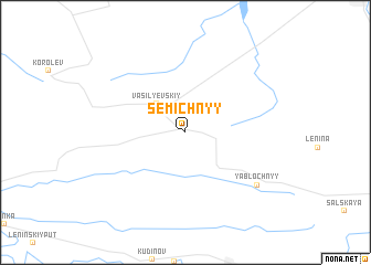 map of Semichnyy