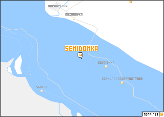 map of Semidomka