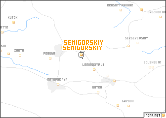 map of Semigorskiy