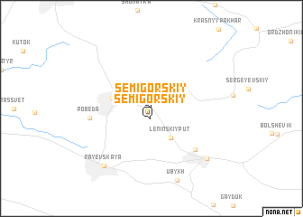map of Semigorskiy