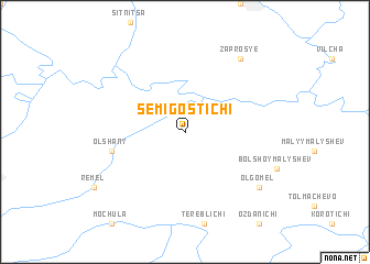 map of Semigostichi