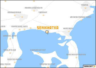 map of Semikhatka