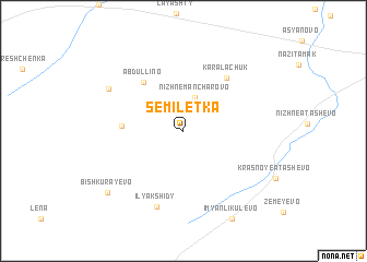 map of Semiletka