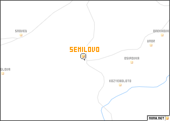 map of Semilovo