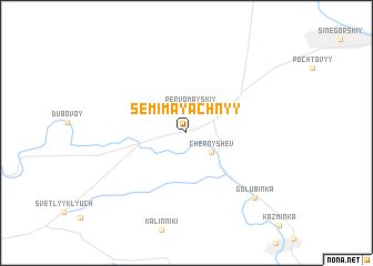 map of Semimayachnyy