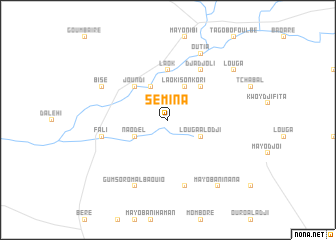 map of Sémina