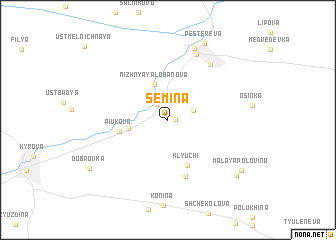 map of Semina