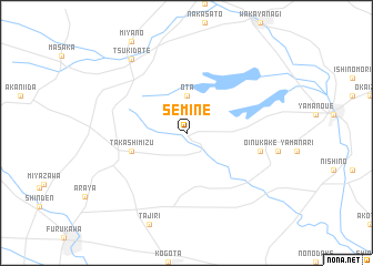 map of Semine