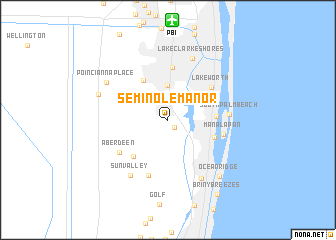 map of Seminole Manor