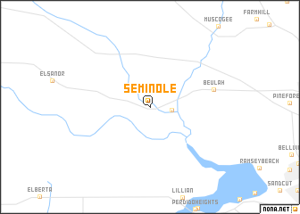 map of Seminole