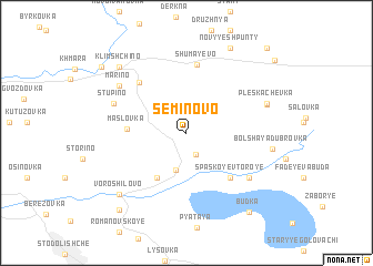 map of Sëminovo