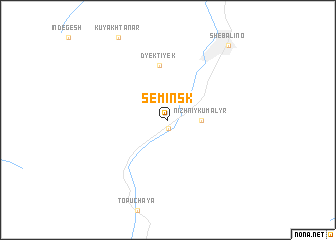 map of Seminsk