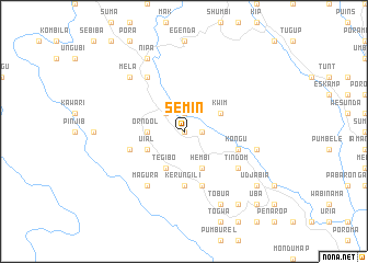 map of Semin