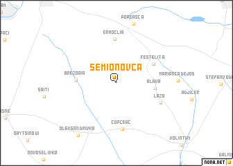 map of Semionovca