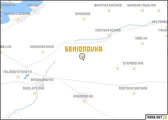 map of Semionovka