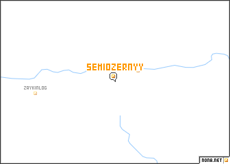 map of Semiozërnyy