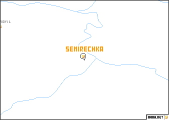 map of Semirechka