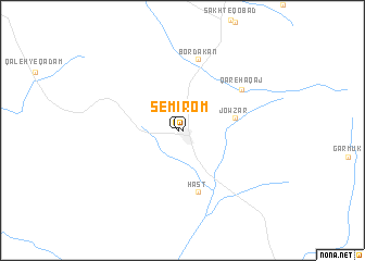 map of Semīrom
