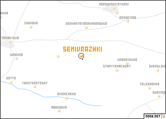 map of Semivrazhki