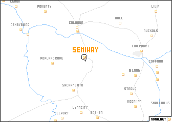 map of Semiway