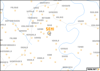 map of Sémi