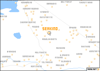 map of Semkino