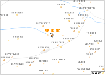 map of Sëmkino