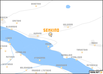map of Sëmkino