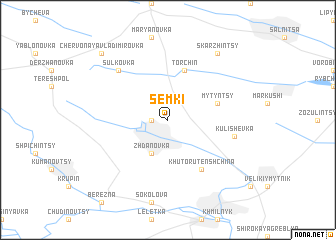 map of Semki