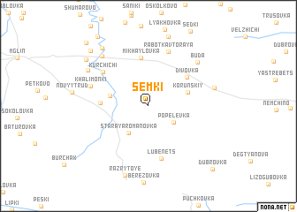 map of Semki
