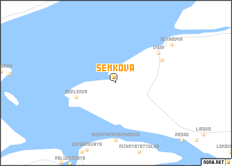 map of Semkova