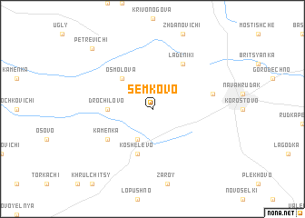 map of Semkovo