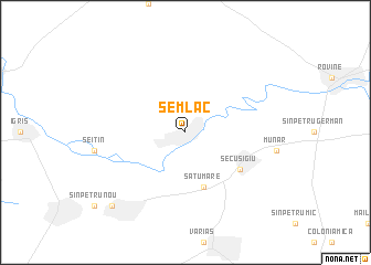map of Semlac