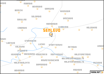 map of Semlëvo