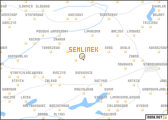 map of Semlinek