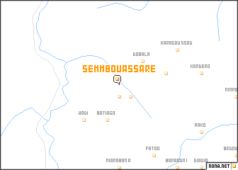 map of Semmbouassaré
