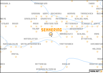 map of Semmering