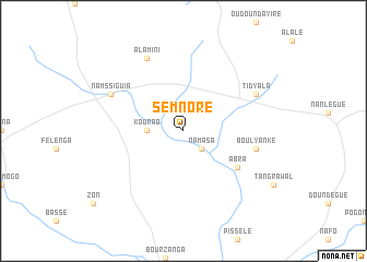 map of Semnoré