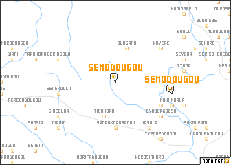 map of Sémodougou
