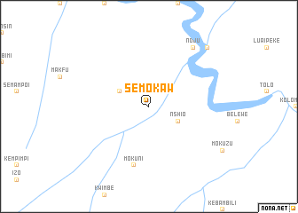 map of Semokaw