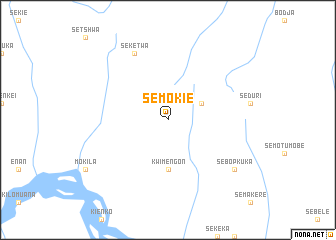map of Semokie
