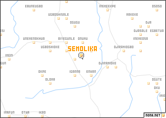 map of Semolika