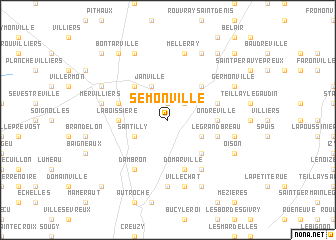 map of Semonville