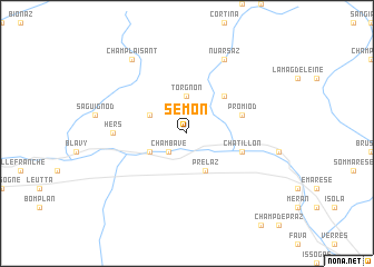 map of Semon