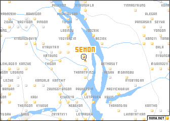 map of Semon